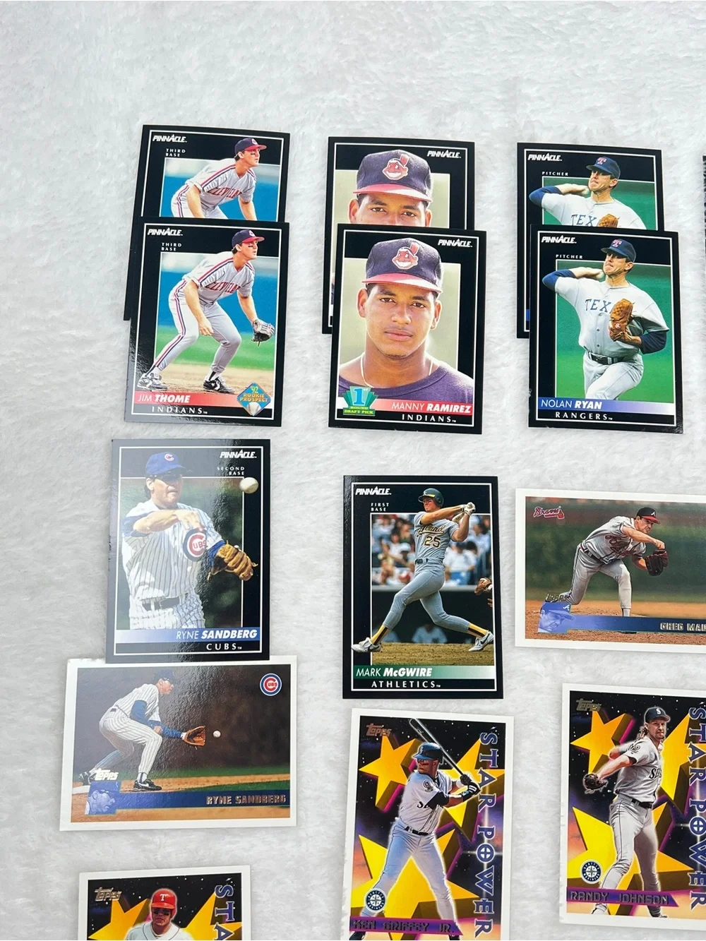 25 Sports Card Star Lot Griffey Ripken Thome Shaq Garnett Barry Sanders